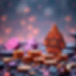 Concept of digital assets represented through vibrant NFTs