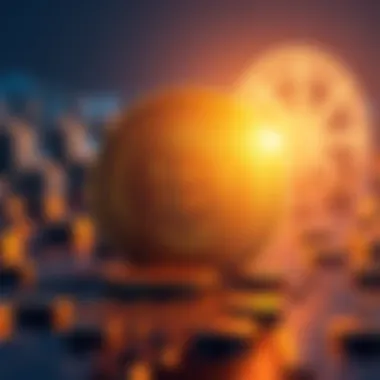 APM Coin blockchain technology illustration