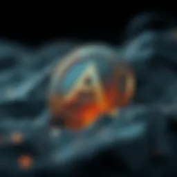 Conceptual representation of ARK Drops in cryptocurrency