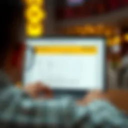 Visual representation of the Binance registration interface
