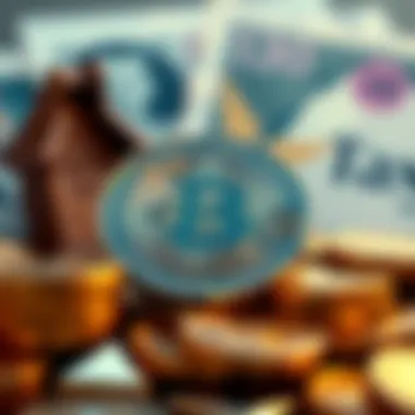 Cryptocurrency Impact on Traditional Currency Conceptual image representing cryptocurrency's impact on traditional currency