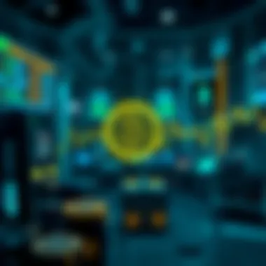 Illustration showcasing security measures in cryptocurrency exchanges