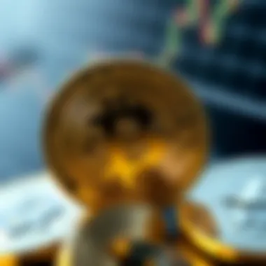 Visual representation of cryptocurrency market fluctuations related to USD.