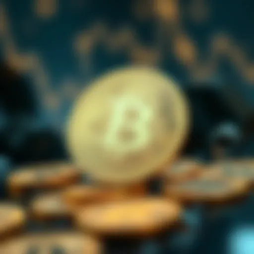 An abstract representation of cryptocurrency trends