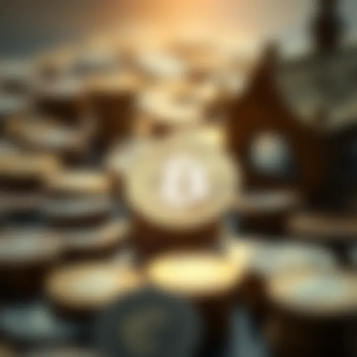 Interconnection of Cryptocurrency and Traditional Currencies Illustration of the relationship between crypto and traditional currencies