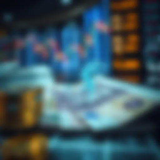 A visual depiction of currency exchange rates