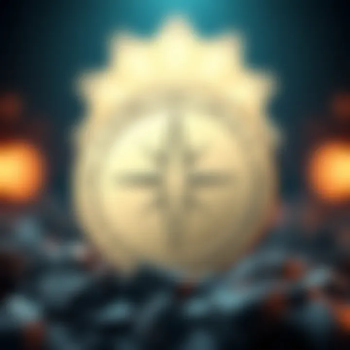 Conceptual illustration of Elysian Coin as a digital asset