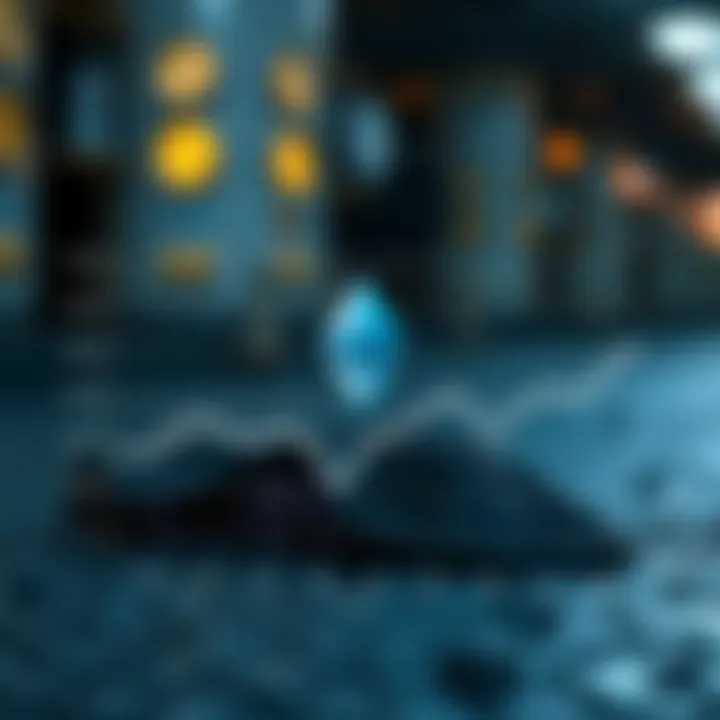 Environmental Implications of Ethereum's Mining End Graph illustrating the environmental impact of Ethereum mining cessation