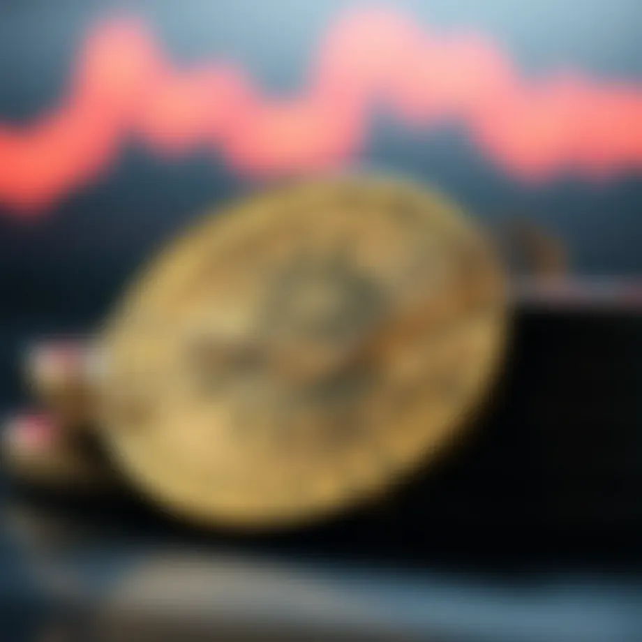 Conceptual representation of Fibonacci retracement levels in financial trading