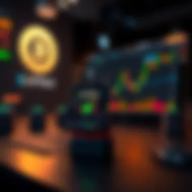 Innovative Trading Platform High-tech interface of the GoPax cryptocurrency trading platform