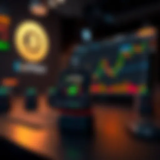 Innovative Trading Platform High-tech interface of the GoPax cryptocurrency trading platform