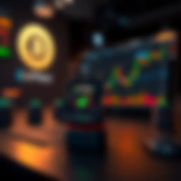 Innovative Trading Platform High-tech interface of the GoPax cryptocurrency trading platform