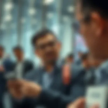 Investors in the Cryptocurrency Landscape Investors exploring cryptocurrency trends