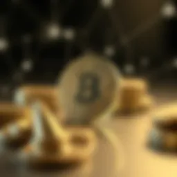 An abstract representation of digital currency innovation
