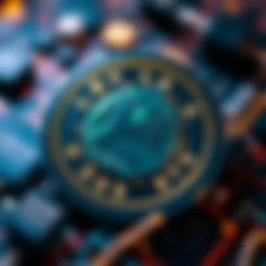 An abstract representation of Layer 2 technology in the blockchain ecosystem