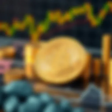 Visual representation of cryptocurrency metrics in data analysis