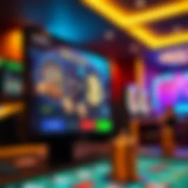 Online Casino with Bitcoin Games Digital interface of an online casino featuring Bitcoin games