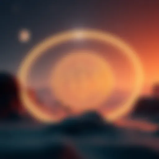 The Evolution of Cryptocurrency through Orbit An innovative digital landscape representing cryptocurrency evolution