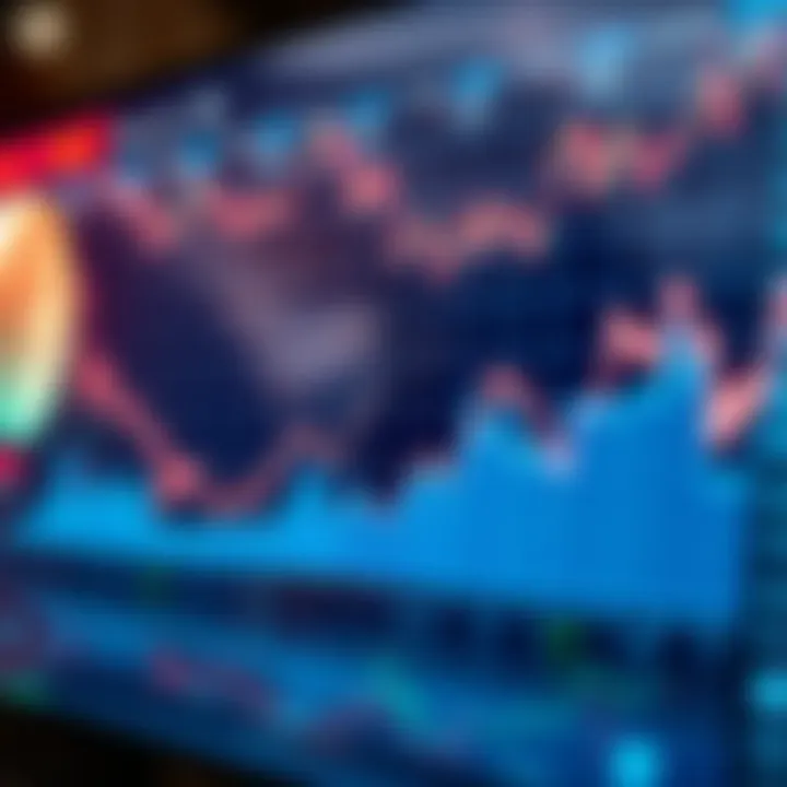 Graph illustrating market trends in cryptocurrency