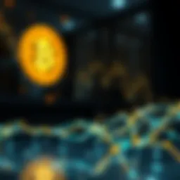 Concept of blockchain technology driving innovation in digital assets