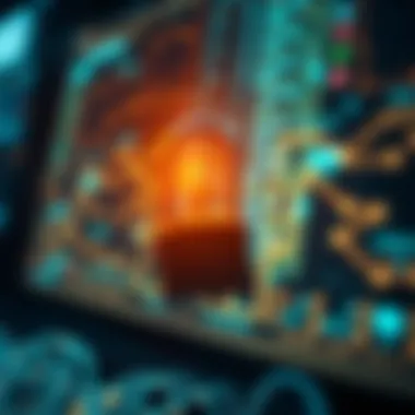 Digital Security in Blockchain Systems Secure data storage represented in a digital format