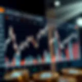 Graph showcasing cryptocurrency performance metrics