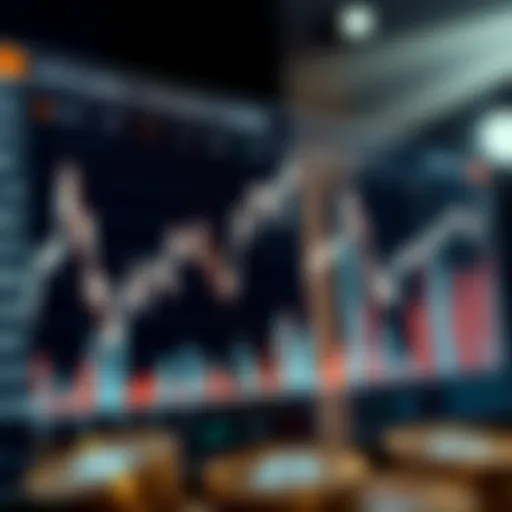 Graph showcasing cryptocurrency performance metrics