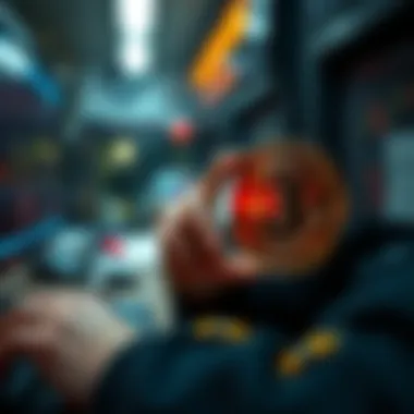 Visual representation of strategic approaches in cryptocurrency trading