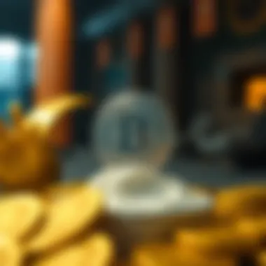 Cryptocurrency Rewards for Users Symbolic depiction of cryptocurrency rewards for users