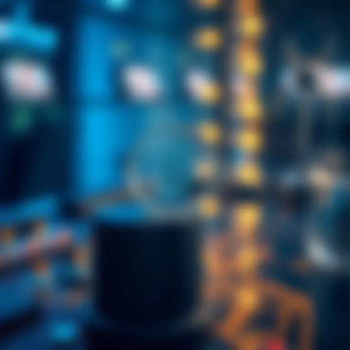 Integrating Technology in AML Compliance Visual depiction of technology integration in financial compliance