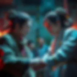 Illustration depicting the concept of Twin Bards in blockchain technology