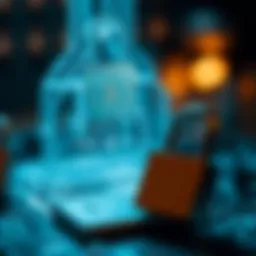 Conceptual illustration of two-factor authentication