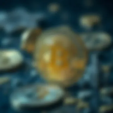 Future outlook graphic for cryptocurrency investments