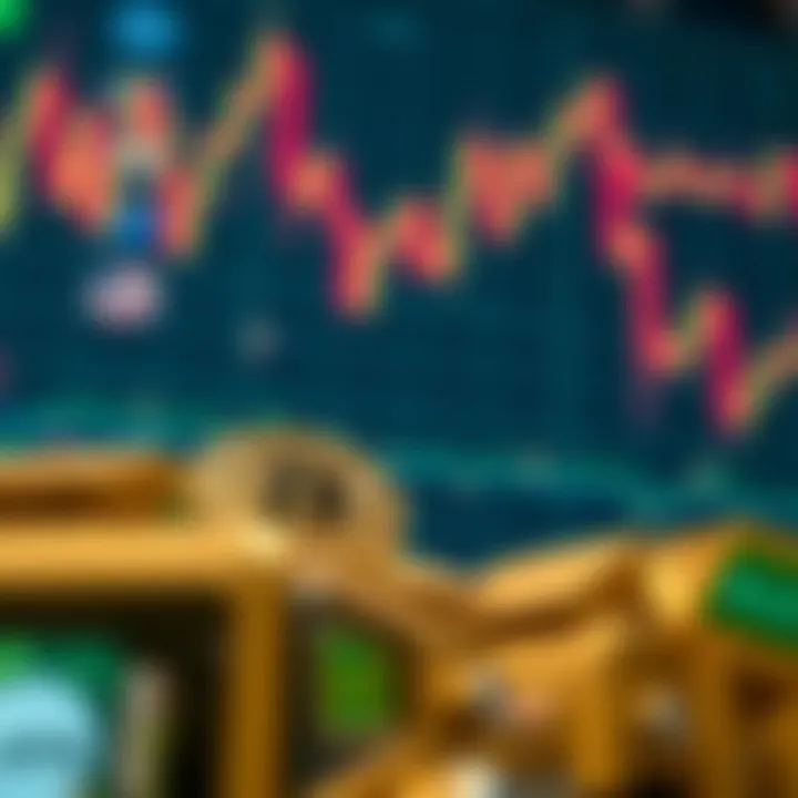 Visual representation of cryptocurrency market dynamics