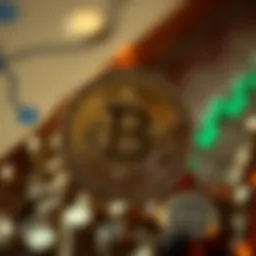 A visual representation of cryptocurrency market fluctuations